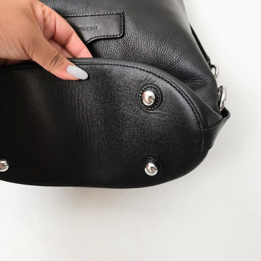 Rebecca Minkoff Black Utility Convertible Bucket Bag - Picture 7 of 15